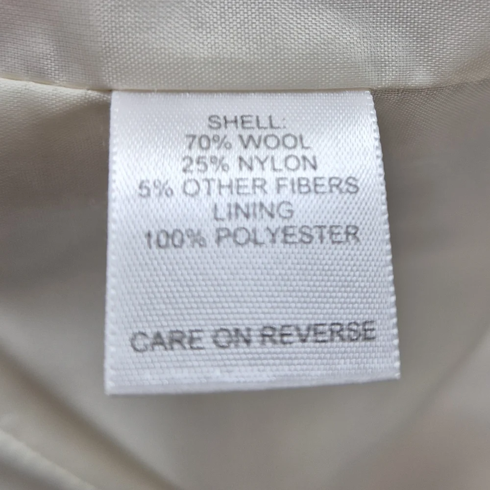 ​Vintage-Inspired Pink & Sage Green Textured Tweed Blazer - Single Button 14P - Picture 3 of 8